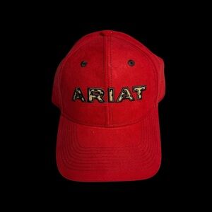 Ariat Vibrant Red Cap leopard print NEW